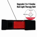 LumaBelt red light therapy belt with 660nm and 850nm 3-in-1 LED chips