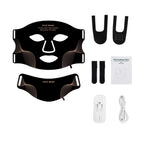 What's in the box: LumaMask, neck mask, controller, cable, eye pads and straps